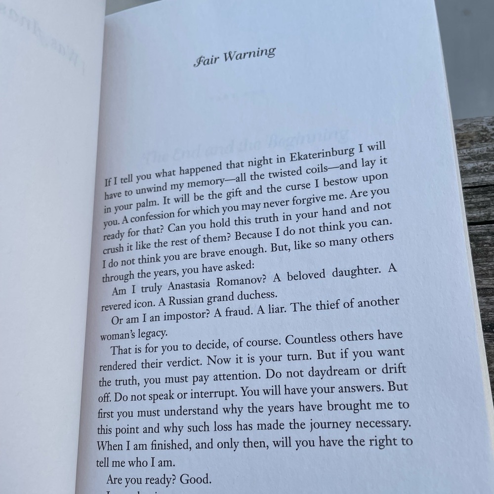 Novel I Was Anastasia by Ariel Lawhon Softcover - Picture 6 of 6